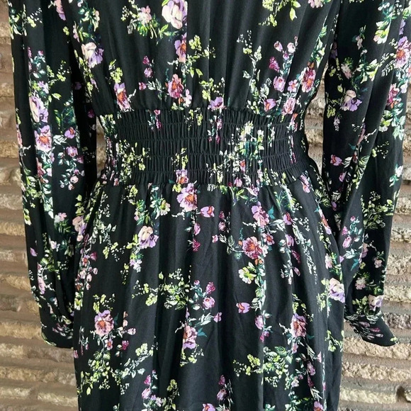 Fourteenth Place Nordstrom Floral Hi Lo Maxi Dress Size Medium - Picture 6 of 10